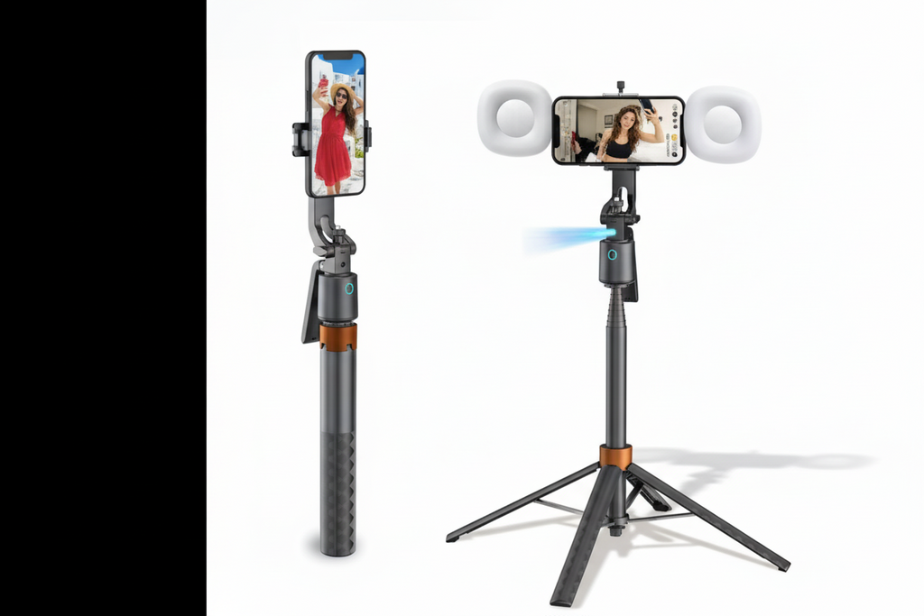 Perche à selfie PTZ intelligente avec suivi automatique